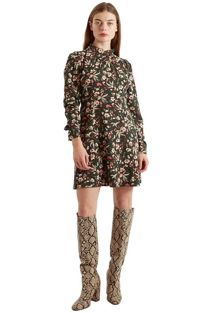Ebba Tapestry Long Sleeve Mini Dress