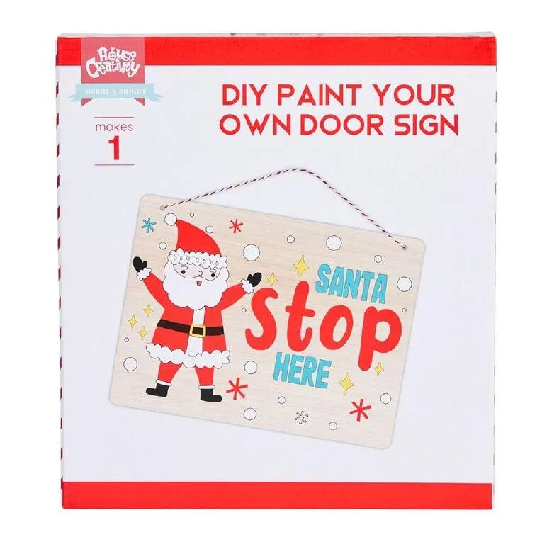 House Creativity Do-It-Yourself Paint Door Sign