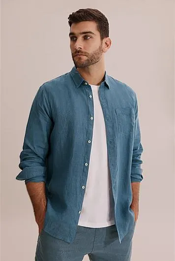 Regular Fit Organically Grown Linen Shirt