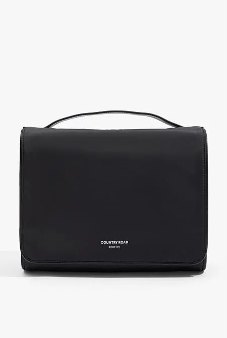 Recycled Polyester Roll-Up Cosmetic Bag