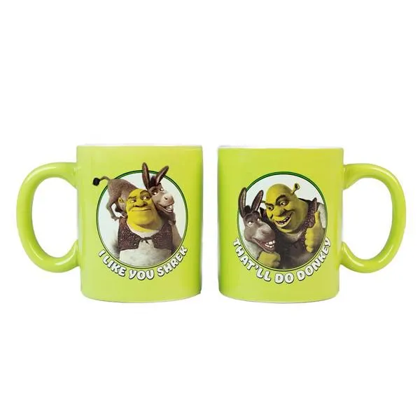 Shrek - I Like You Shrek & That'll Do Donkey Mug 2-Pack