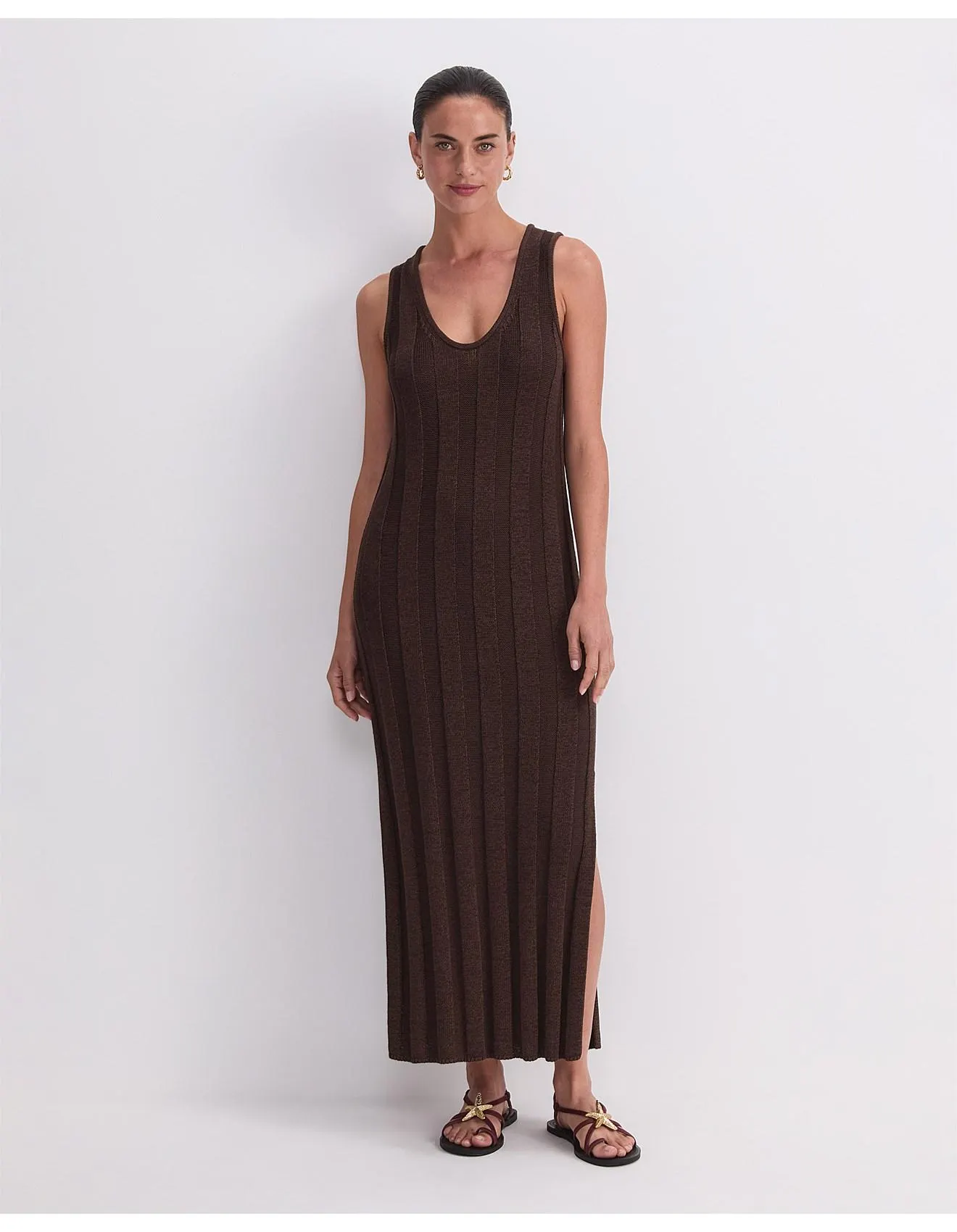 JOSIE TAPE YARN KNIT DRESS