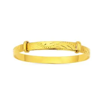 Gold Plated Childs Expander Bangle