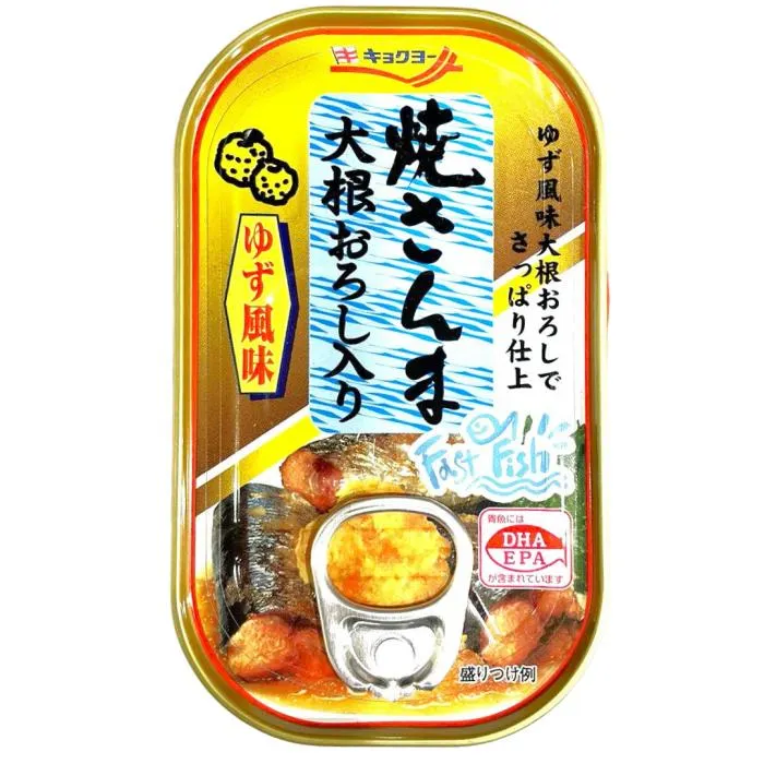 KYOKUYO / YAKI SANMA DAIKONOROSHI / CANNED FISH 100g