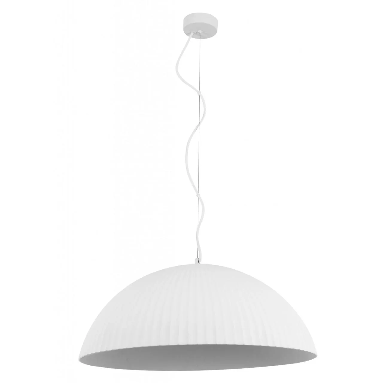 Form 600mm Gypsum Pendant White