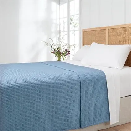 Waffle Cotton Blend Blanket