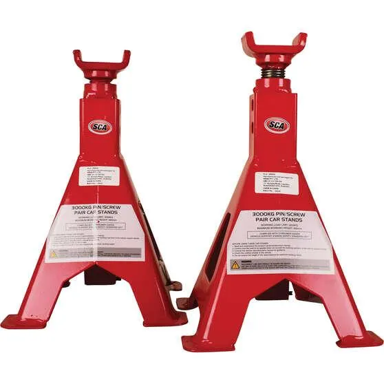 SCA Car Stands - Screw & Pin - 3000kg