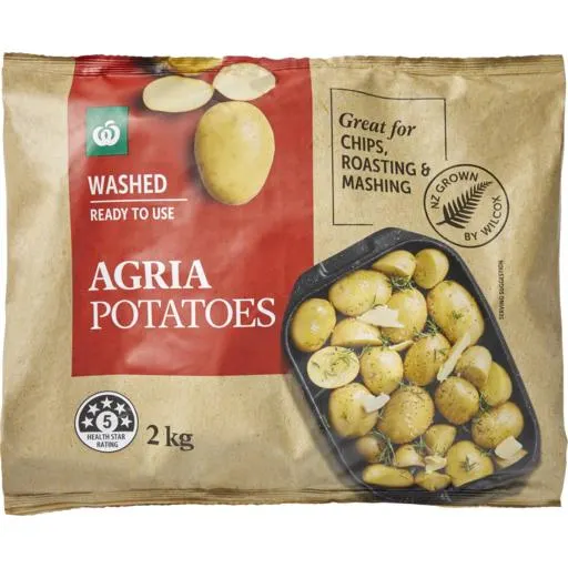 Potatoes WW Washed Agria