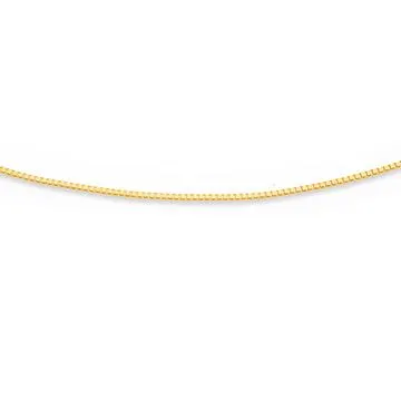 9ct, 50cm Solid Box Chain