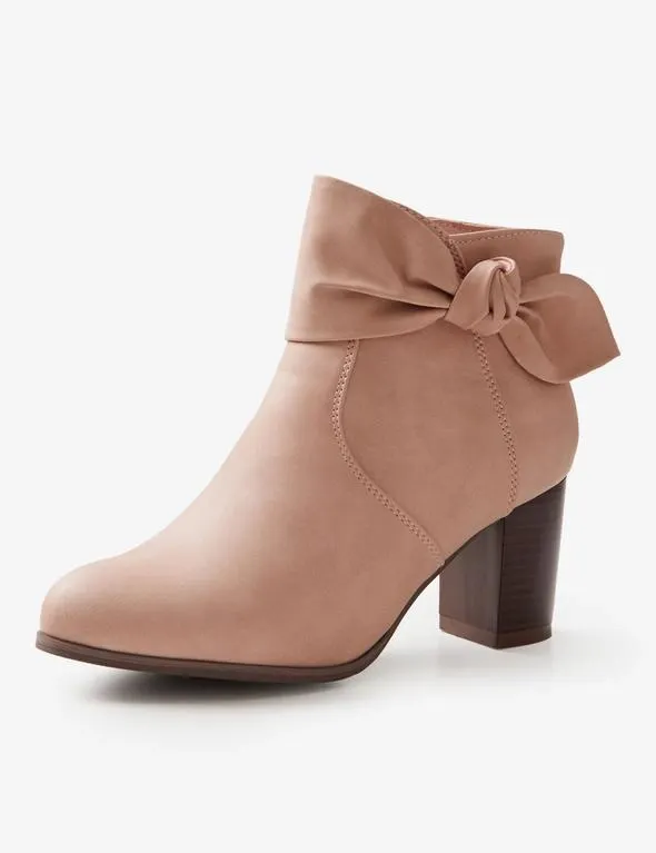 Riversoft Gusta Bow Ankle Boot