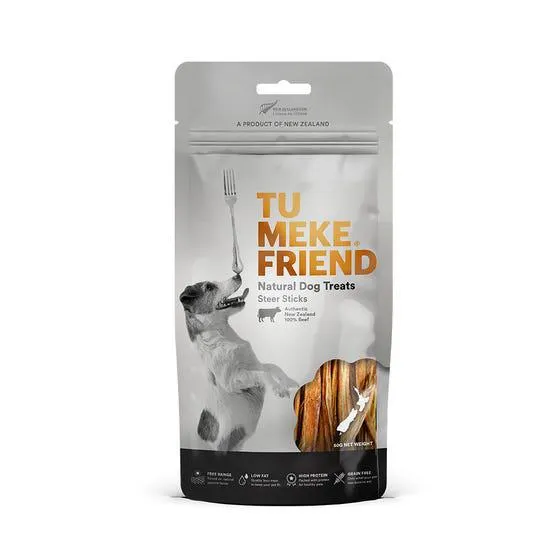 Tu Meke Friend Steer Sticks Dog Treat 5 Pieces