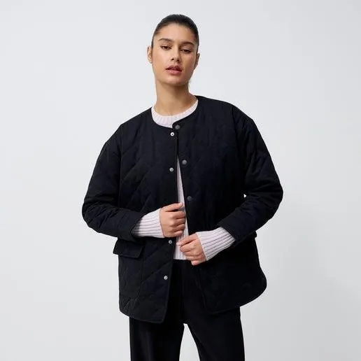 RPM Women's Quilted Jacket in Black