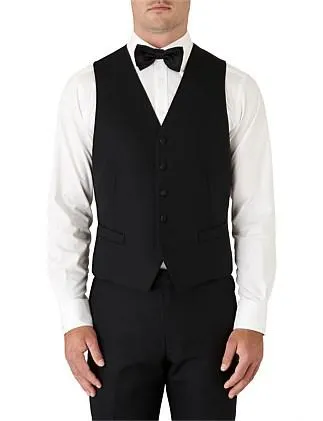 MAIL WOOL CREPE EVENING VEST FCK410