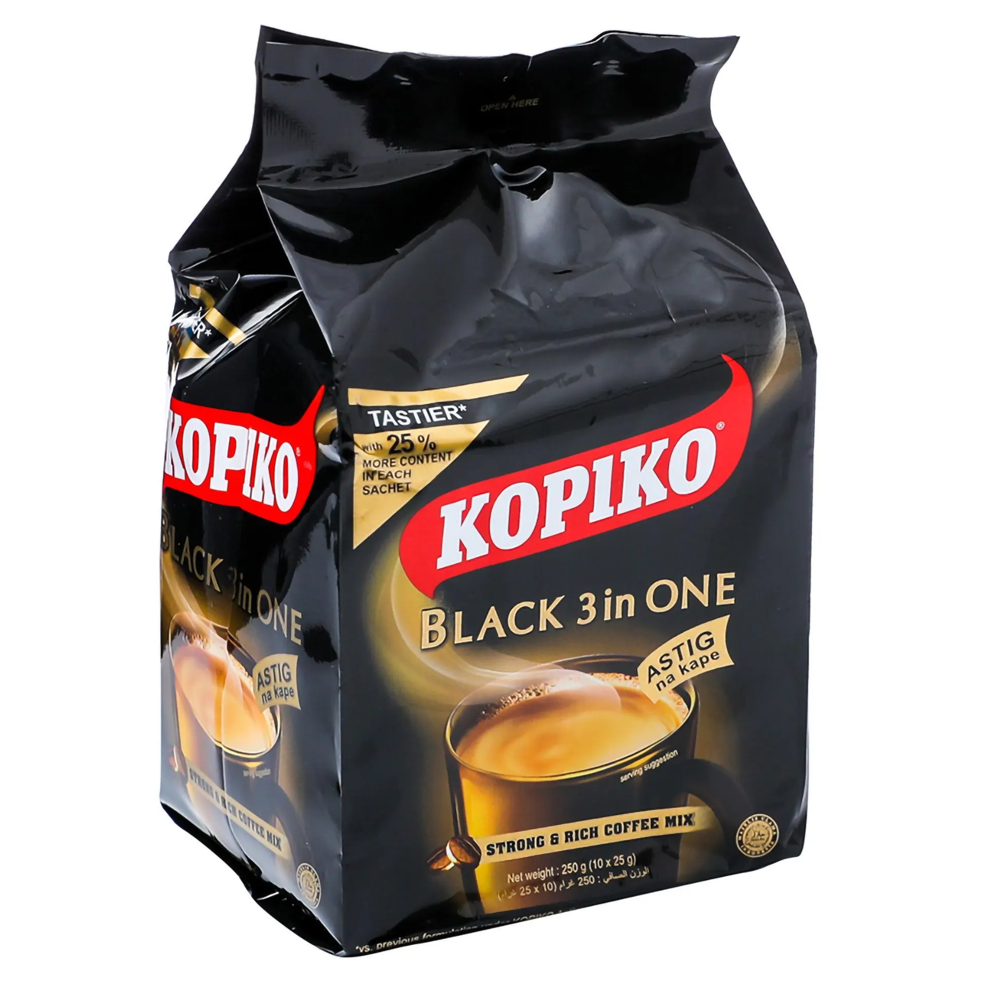 Kopiko Black 3 In 1 Coffee 25g 10pk