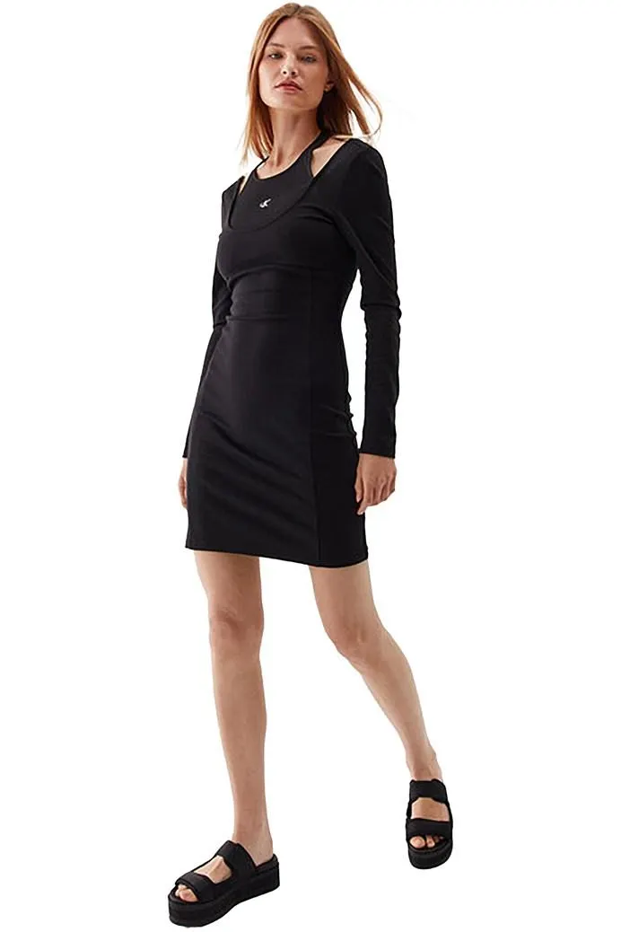 Milano Double Layer Mini Dress