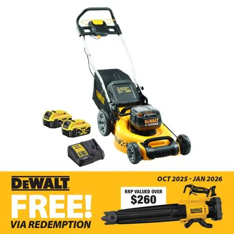 DeWalt Lawn Mower 19in/430mm 36V (2x 18V) 5Ah