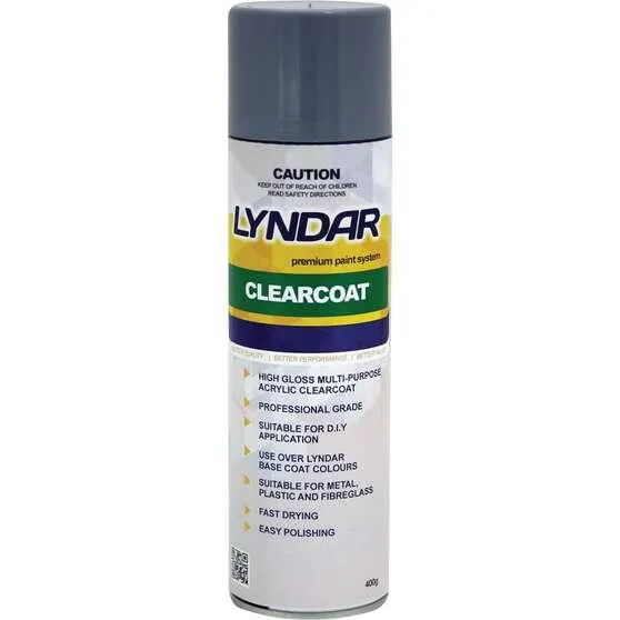 Lyndar Clearcoat Aerosol - 400g