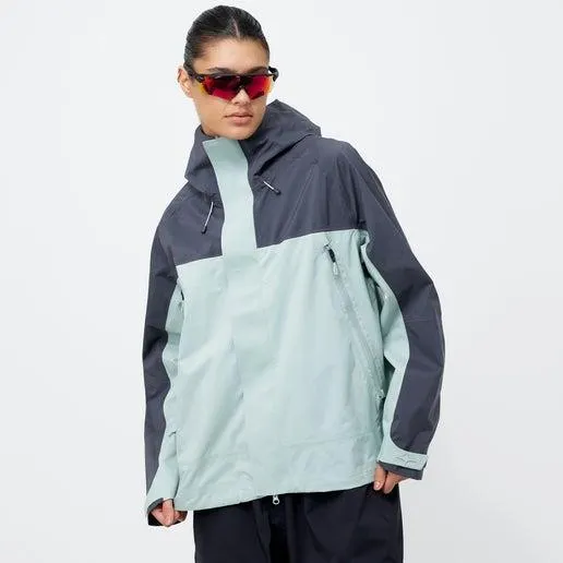 R&R Sport Islington Women's 20k Waterproof Rain Jacket in Green