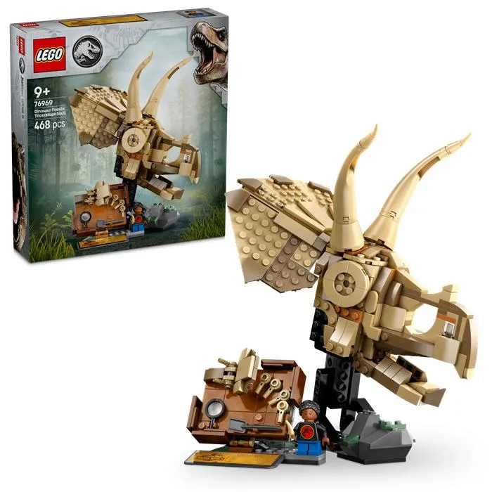 LEGO 76969 Jurassic World Dinosaur Fossils: Triceratops Skull