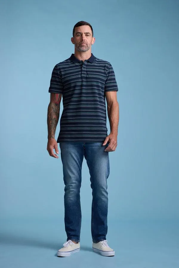 Dalton Stripe Polo