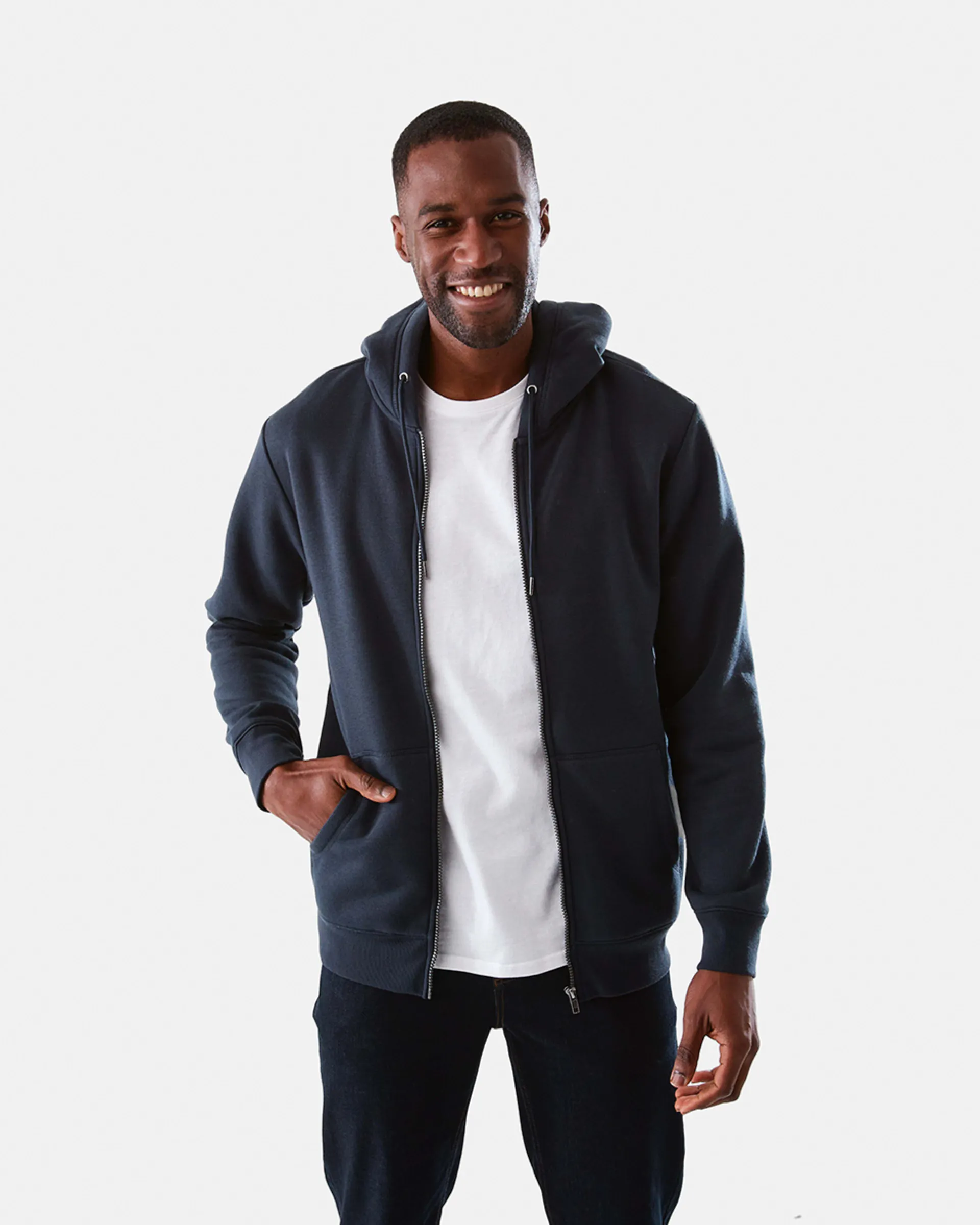 Comfort Zip Through Hoodie