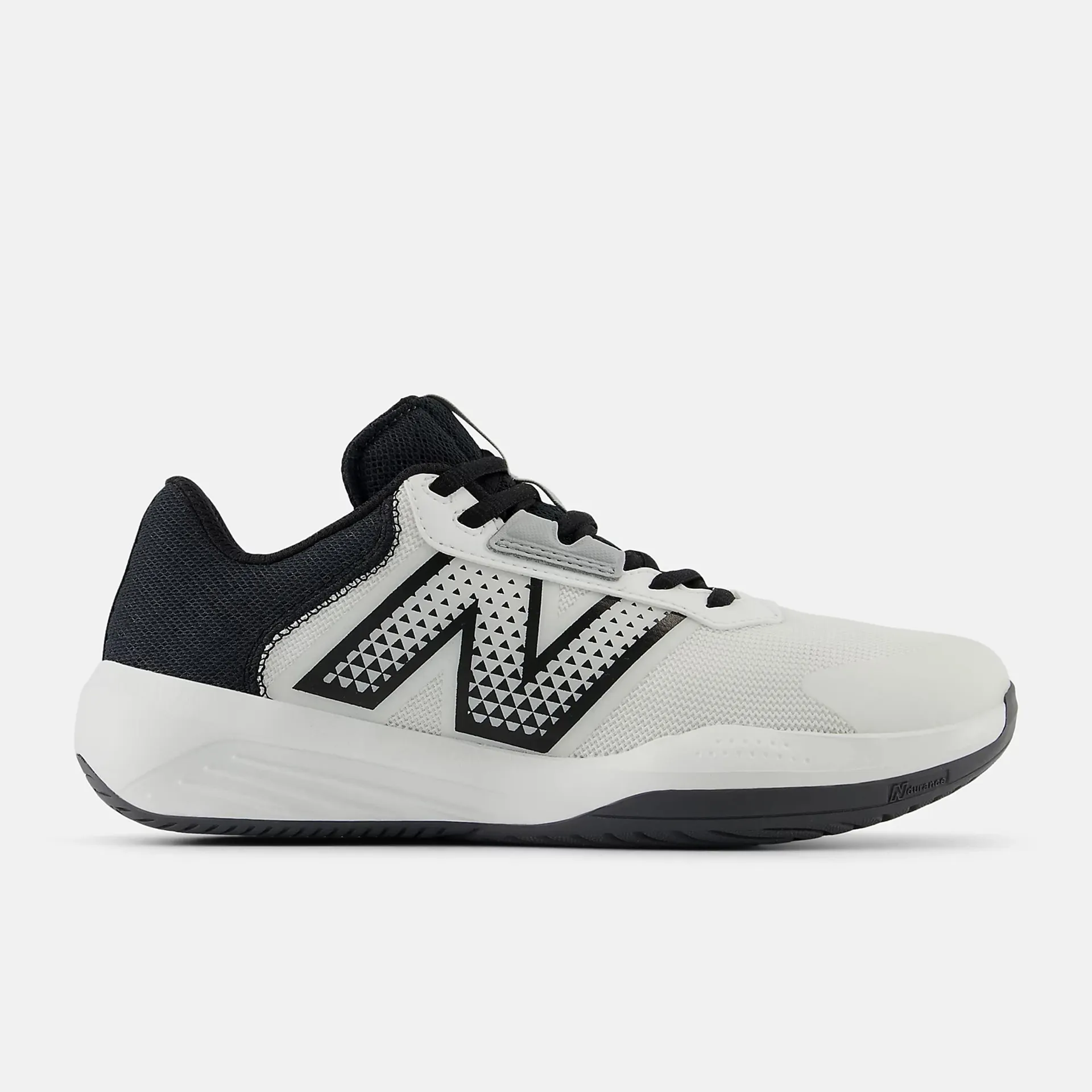 New Balance Womens 696 v6 (D) Court Shoes White/Black