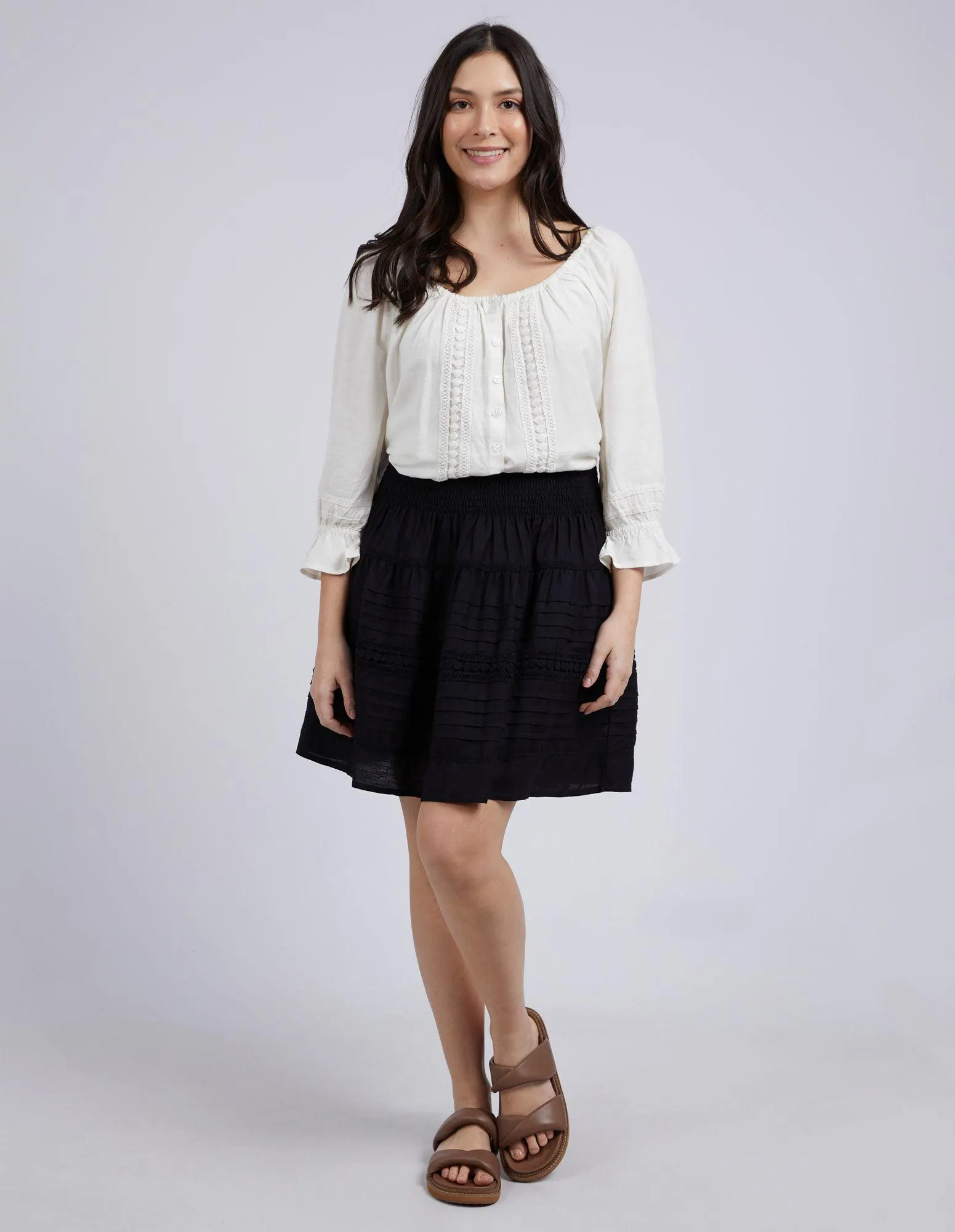 Elm Market Skirt Black