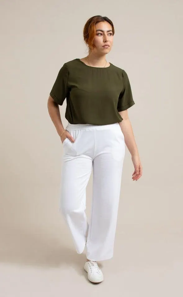 Cropped Knit Pant