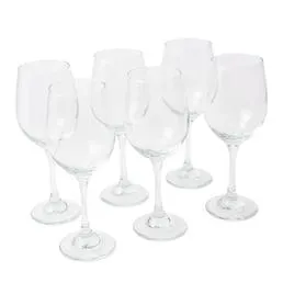 Stevens Red Wine Glasses, Set of 6, 450ml