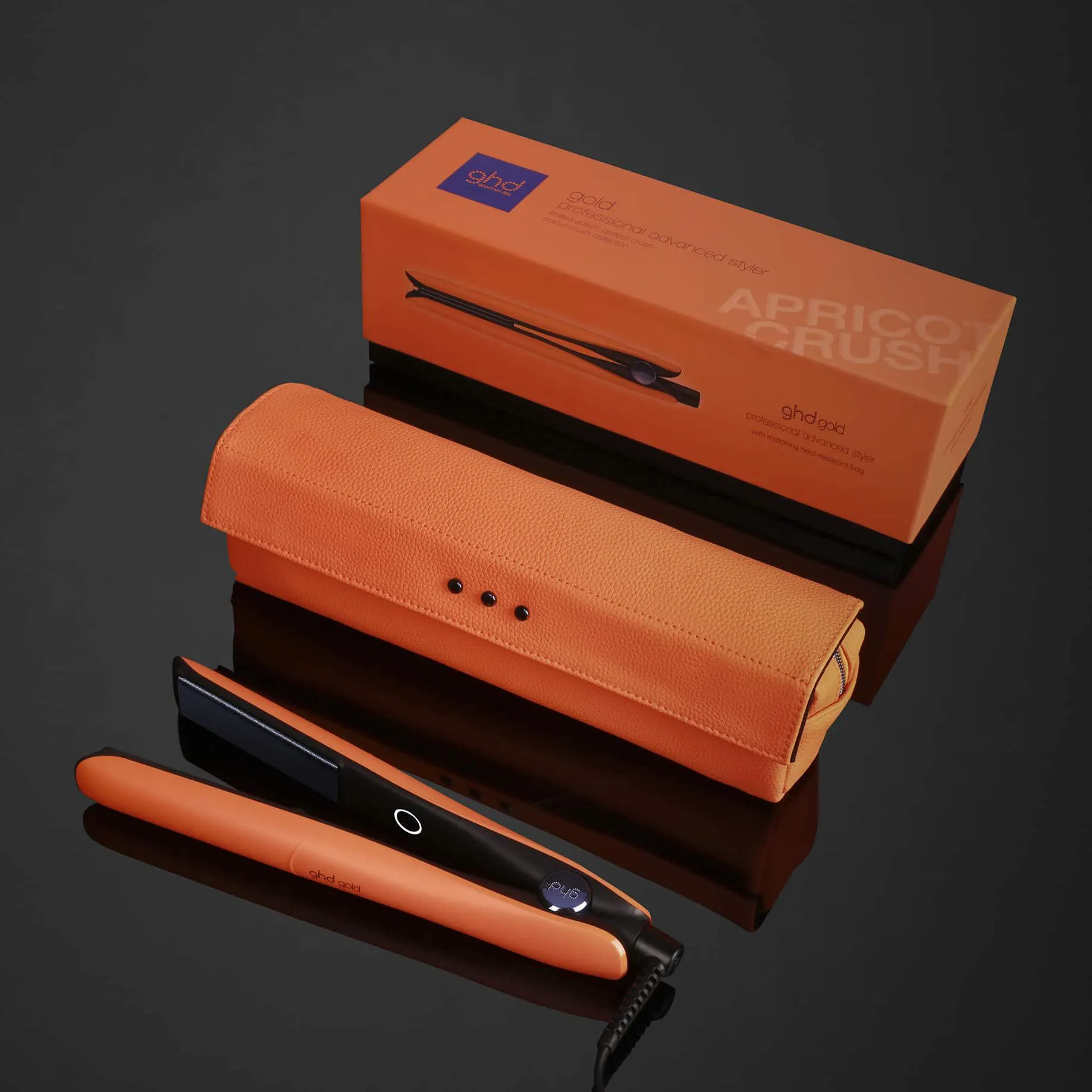 NEW GHD GOLD® HAIR STRAIGHTENER IN APRICOT CRUSH