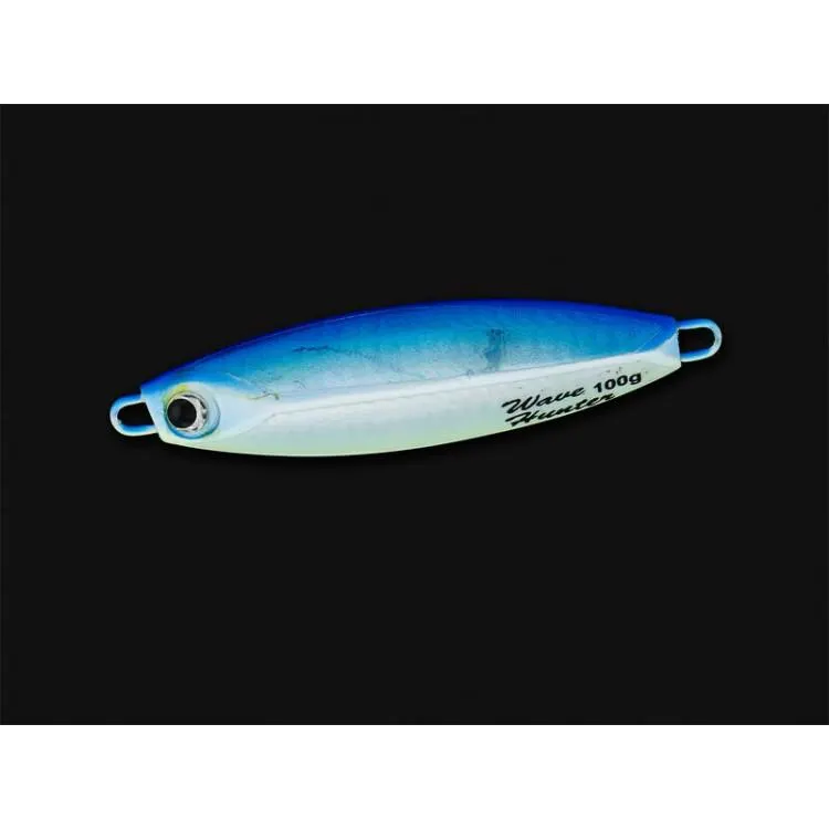 100g Wave Hunter Fishing Jig Metal Lure 85mm - BLUE