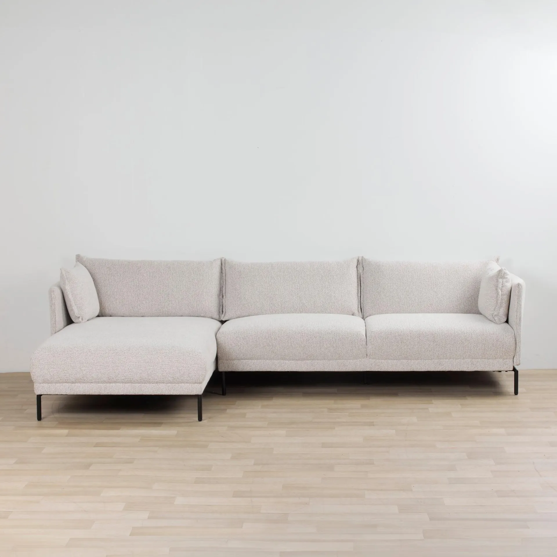 Lugo 3-Seat LH Chaise - Natural