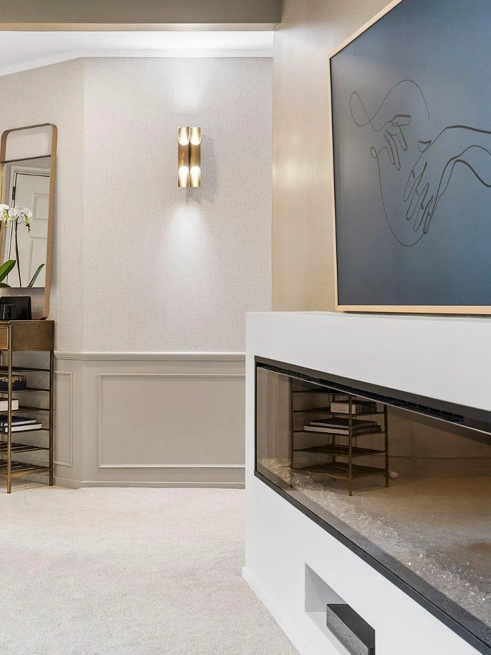 Valerio Wall Light CCT Brass