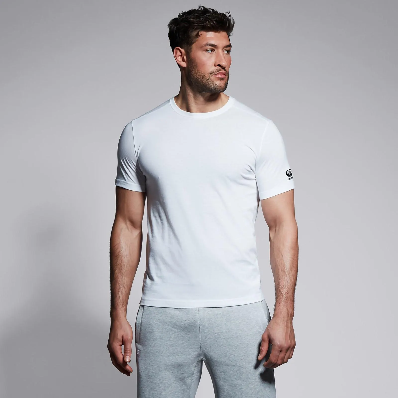 Mens Club Plain T-Shirt in White