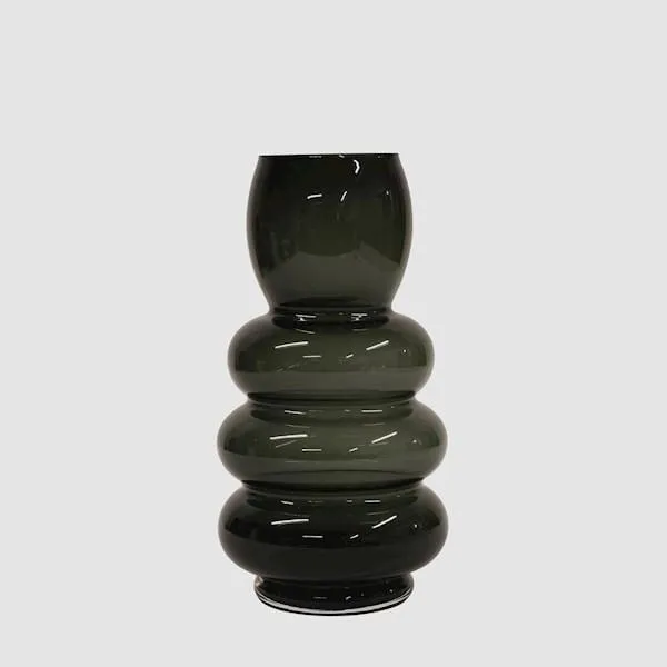 Urban Loft Elly Vase Tall Dark Grey