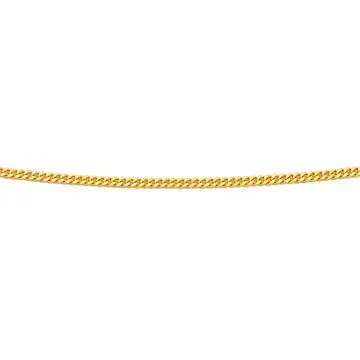 9ct Gold 55cm Solid Curb Chain