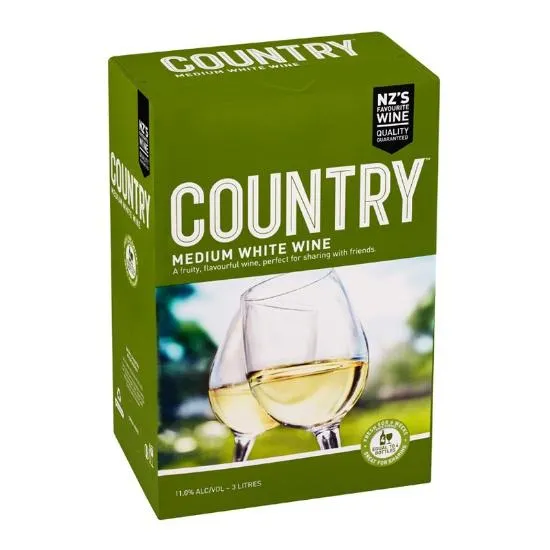 Country Medium White 3 Litre