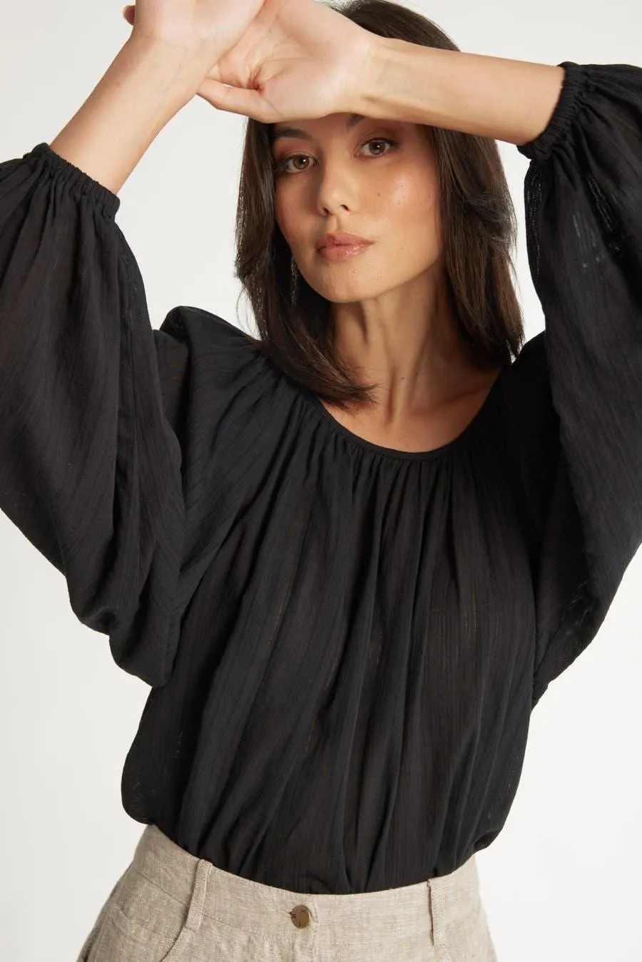 The Perfect Gathered Blouse
