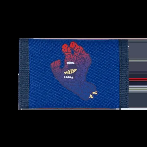 Santa Cruz Letter Hand Fade Velcro Wallet