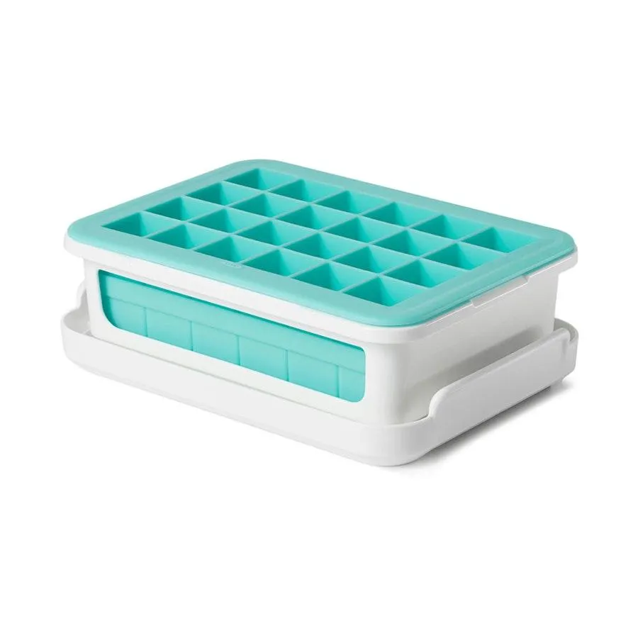 OXO Good Grips Covered Silicone Ice Cube Tray - Cocktail Cubes Blue