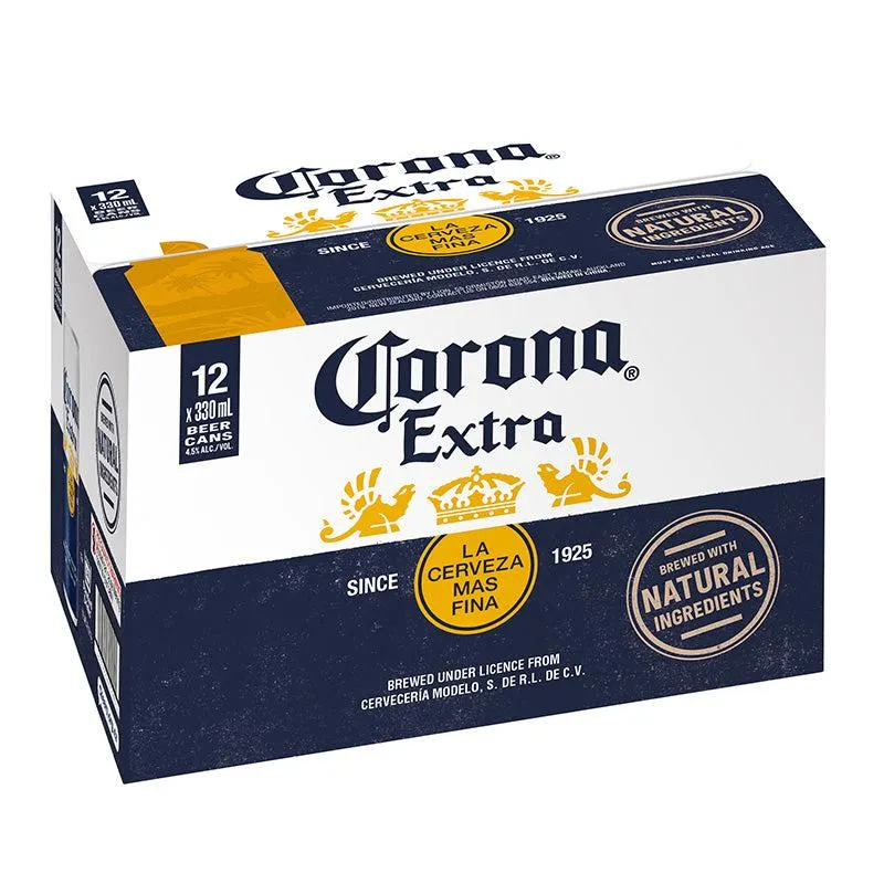 Corona Extra 330ml 12pk cans