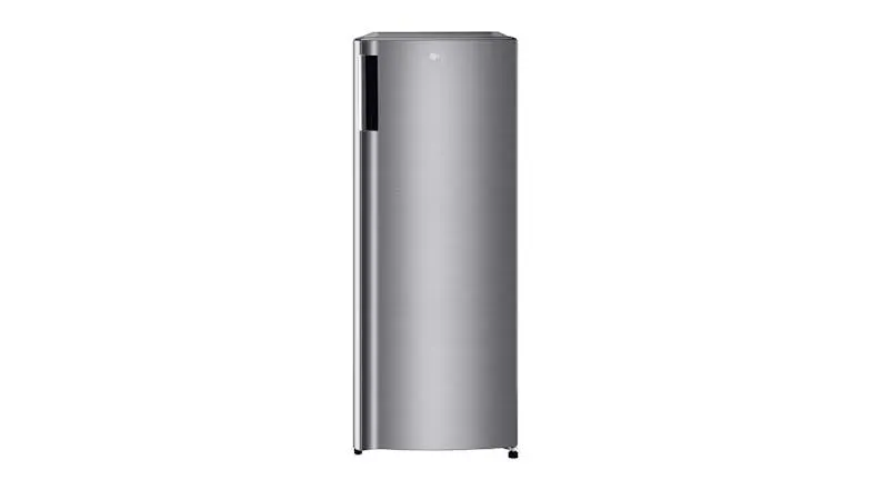 LG 194L Single Door Vertical Fridge Freezer - Platinum Silver (GU-B194PL)