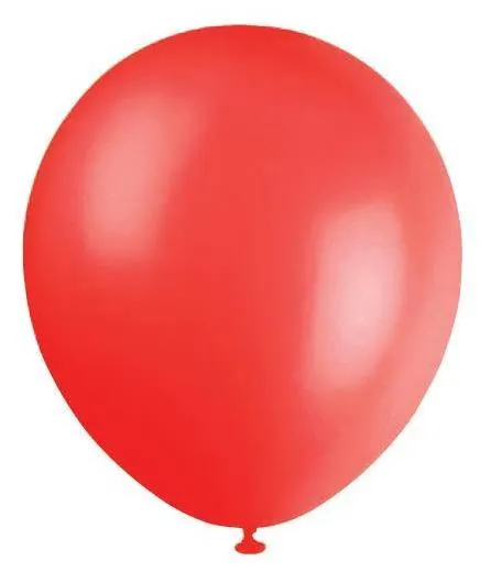 METALLIC BALLOON RED