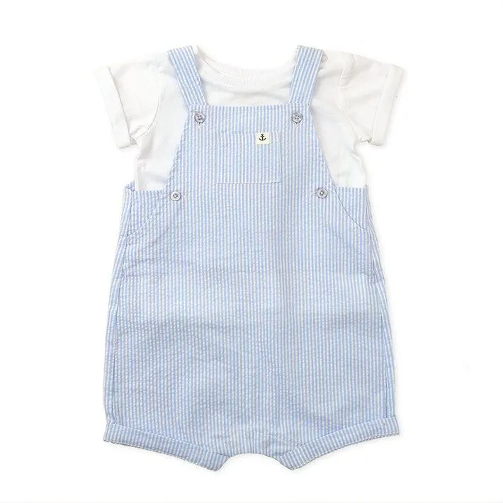 Ricochet Baby Stripe Overalls