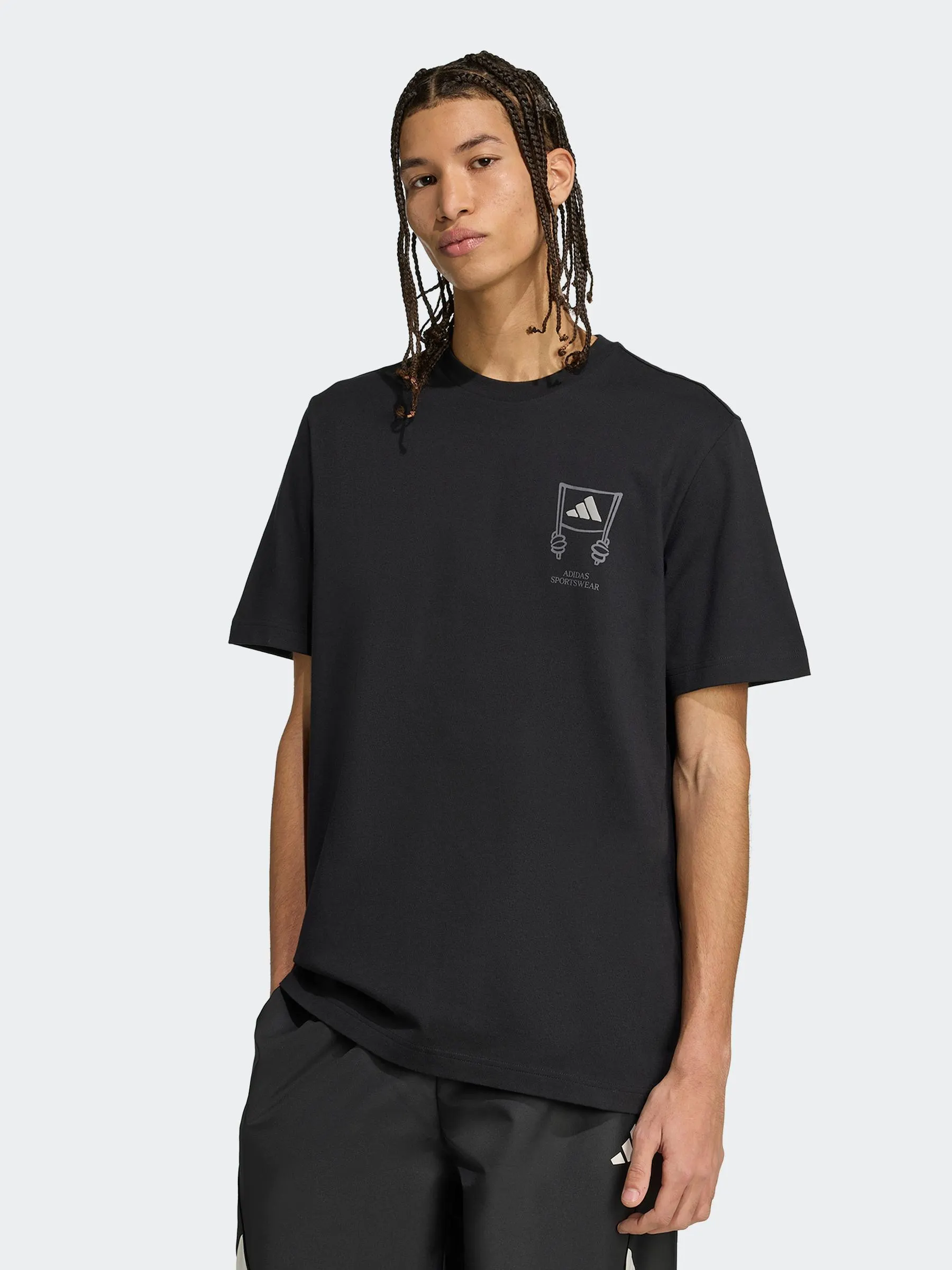 Stadium Crowd Loose Graphic T-Shirt