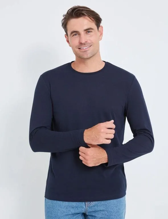Rivers Long Sleeve Basic Crew Tee