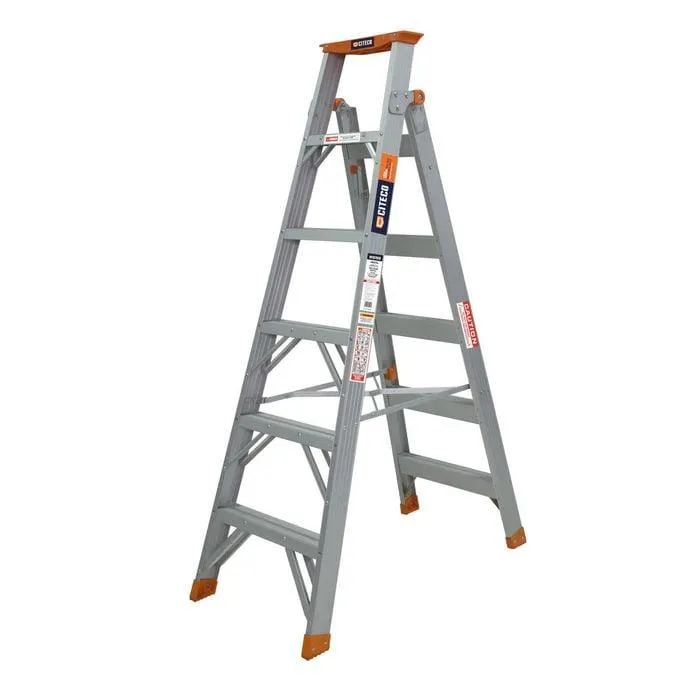 Citeco 1.8 - 3.2m 150kg Industrial Aluminium Dual Purpose Ladder