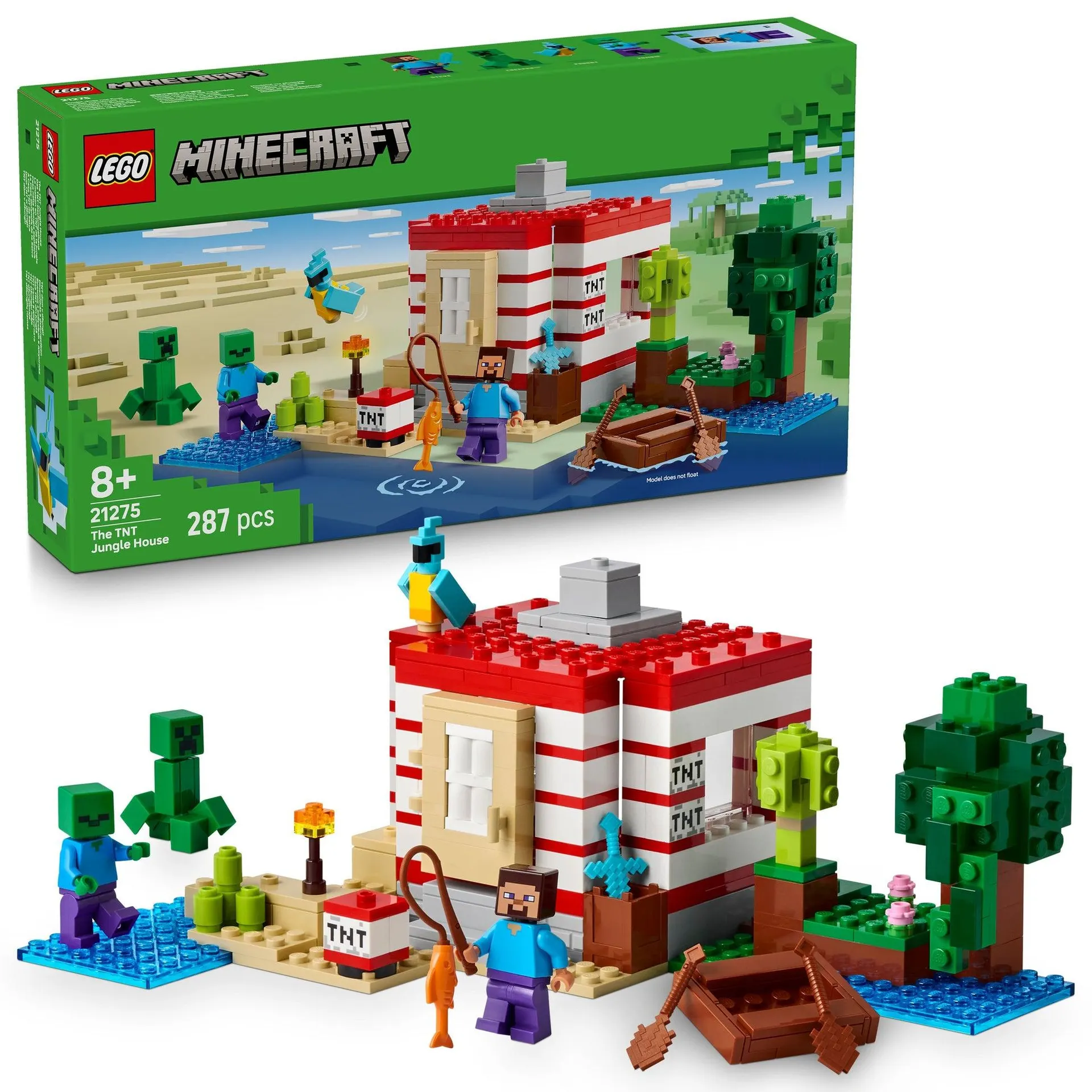 LEGO 21275 Minecraft The TNT Jungle House