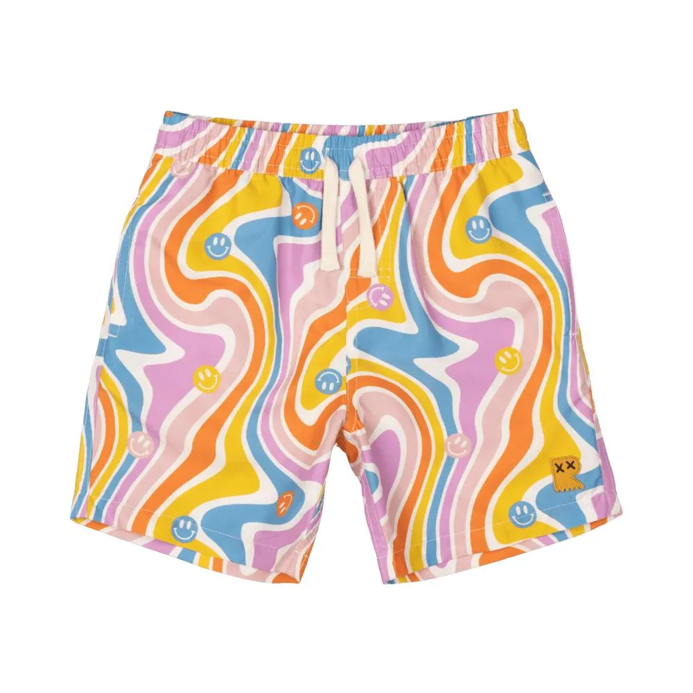 ROCK YOUR KID Feeling Groovy Boardshorts - Multi PRE ORDER