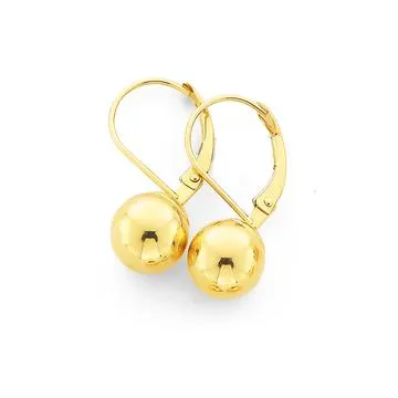 9ct Ball Earrings